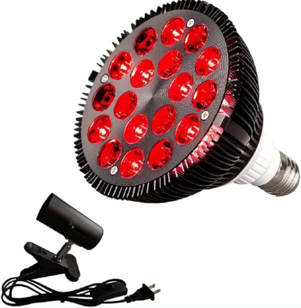 High Power Deep Red Light Therapy Face / Body Skin Anti-Aging Anti Hair Loss / Scar Healing 54Watts 18 LEDs - Image 7