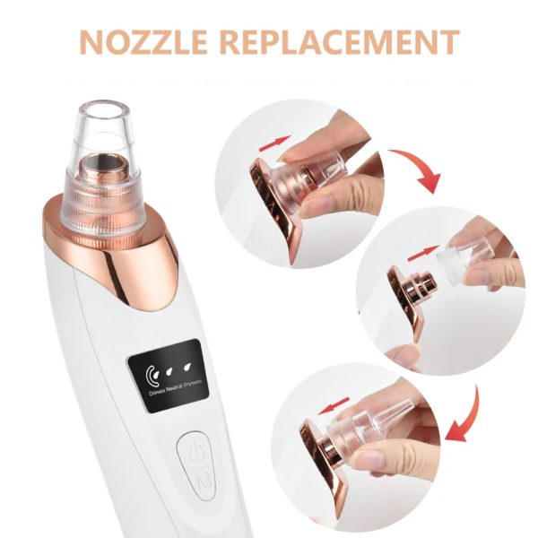 Electric Pore Vacuum: Blackhead Remover, Sebum & Acne Cleaner, and Facial Deep Cleansing Device For Smoother Skin - Image 6