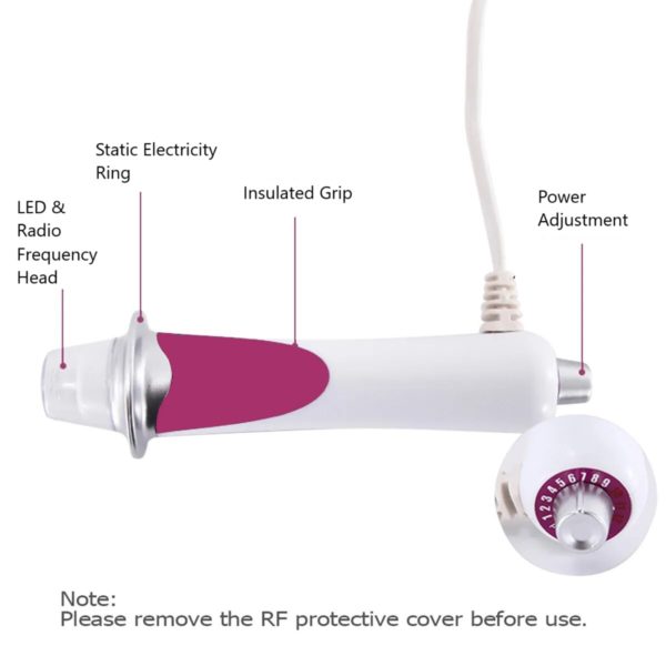 High Frequency Beauty Wand Pro: 50% Stronger, Rejuvenating, Anti-Wrinkle Anti-Acne, Skin Rejuvenation, Face Lifting - Image 9