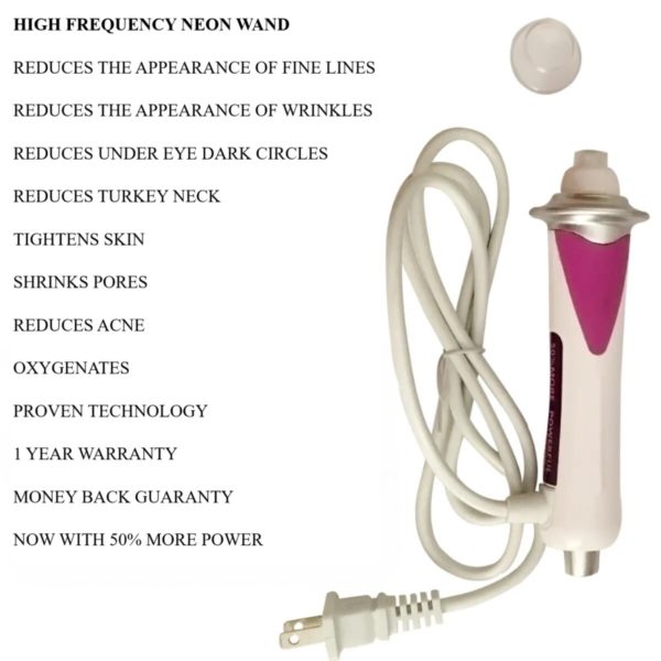 High Frequency Beauty Wand Pro: 50% Stronger, Rejuvenating, Anti-Wrinkle Anti-Acne, Skin Rejuvenation, Face Lifting - Image 3