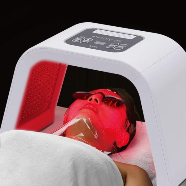 7 Color Tri-Panel LED Face Light Therapy Anti-Aging Anti-Acne Sunspot Fading - Image 17