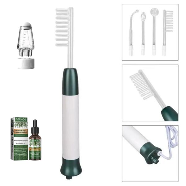 Anti-Aging & Hair Follicle Stimulator High Frequency Comb Wand Bundle - Image 3