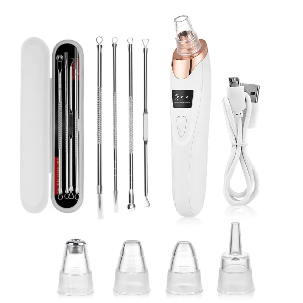 High Frequency Acne Wand Pro +Pore Vacuum +LED Light EMS Massager +Skin Cleaning Toolkit +Oil Combo Super Bundle - Image 20